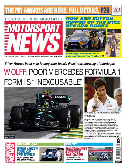 Title details for Motorsport News by Kelsey Publishing Ltd - Available